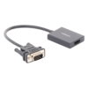 sec_5_4S1000-6.png VGA Macho / Salida: HDMI Hembra / Resolución de 1080P@60Hz / Puerto Estéreo de 3.5 mm / Plug and Play, Sin Controlador / Longitud del Cable 15 cm (5.91 Pulgadas). / Incluye Cable de Alimentación USB / Incluye Cable de Audio de 3.5mm.