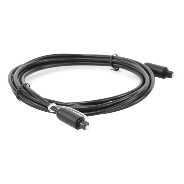 sec_5_5S1000-2.png Cable Óptico Toslink (S/PDIF) de Alta Calidad para Audio Digital / 3 Metros (9.84 Pies) / Tapa de Protección / Dolby 7.1 Canales / Diseño Durable / Plug & Play / Color Negro