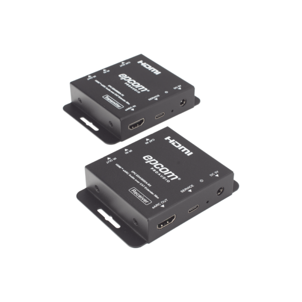 EPCEDA50SEA-AD-3-l.png Extensor Audio HDMI eARC | 50 Metros | CAT5e/6 | Soporte Dolby Atmos DTS-HD | IR Bidireccional | CEC Passthrough | Carcasa Metálica