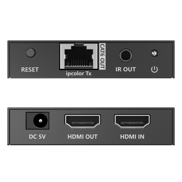 TT672PRO-AD-1-l.png Kit Extensor HDMI para distancias de 70 metros / Resolución 4K x 2K@ 60 Hz/ Cat 6, 6a y 7 / IPCOLOR / CERO LATENCIA / SIN COMPRIMIR / Salida Loop / Control IR / Salida de audio de 3.5mm / PoC