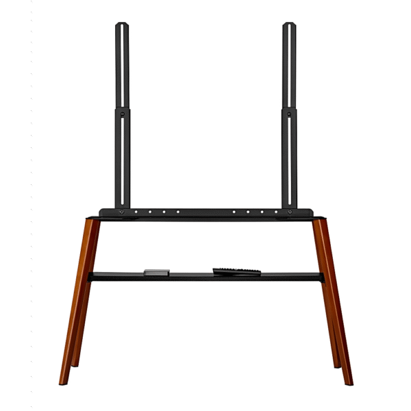 frontal_0S1000-6.png Soporte de TV Easel Studio TV Floor Stand | Compatible VESA 200x200 a 600x400 | Para Pantallas de hasta 75 Pulgadas | Capacidad de Peso 40 kg | Altura Ajustable 905-2590 mm | Incluye Cable Anti-Caída
