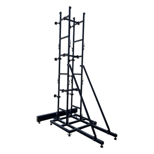 Kit Montaje Videowall 50x50 cm a Piso | Hasta 5m Altura | Soporte Inclinado | HIKVISION