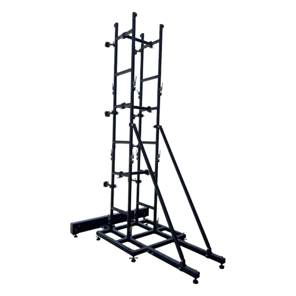 Kit Montaje Videowall 50x50 cm a Piso | Hasta 5m Altura | Soporte Inclinado | HIKVISION