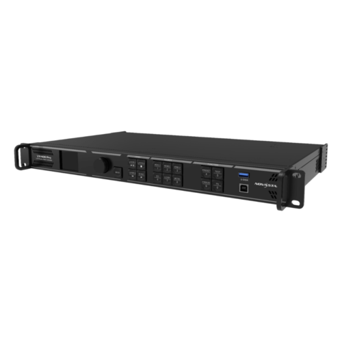 portada_0S1000-84.png Controlador All-in-One VX400 Pro / Procesamiento de Video 4K×2K@60Hz / 4 Puertos Ethernet Gigabit / 2.6 Millones de Píxeles / 6 Capas de Video / Fibra Óptica 10G / USB 3.0 Playback / Control Remoto