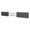 sec_3_0S1000-17.png Accesorio_ Riel de Aluminio con Longitud 1000 mm | Incluye Tapas laterales | Compatible con estructura para Videowall | Diseño Modular