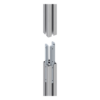 sec_3_0S1000-23.png Accesorio_ Riel de Aluminio con longitud de 2380mm| Compatible con estructura para Videowall | Diseño Modular | Incluye Tapas de Riel