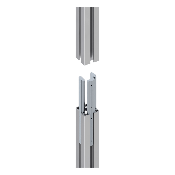 sec_3_0S1000-23.png Accesorio_ Riel de Aluminio con longitud de 2380mm| Compatible con estructura para Videowall | Diseño Modular | Incluye Tapas de Riel