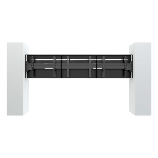 Accesorio_ Placa para Montaje doble de Pantallas Para Exhibicion de Pared a Pared| Dimensiones 225.2 mm x 126.2 mm x 95 mm