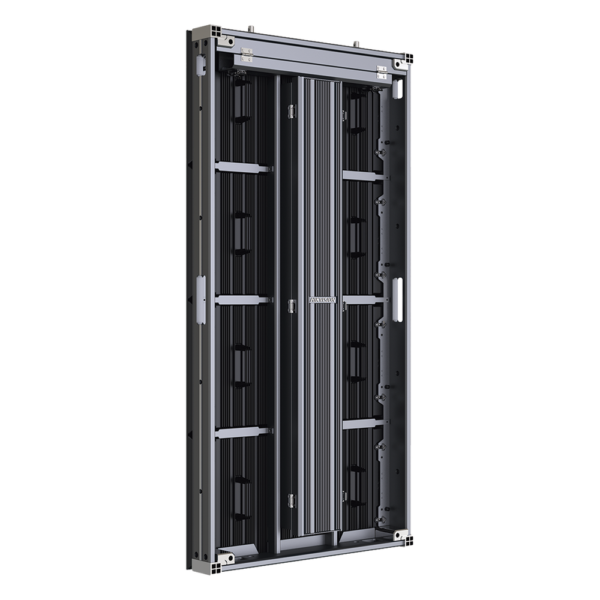 sec_5_1S1000-2.png Unidad de Pantalla LED Exterior / Pixel 3.9 mm / Resolución 128 X 256 / Estructura de Aluminio / Protección IP66 / Montaje en Pared y Suelo / Conector de Aviación / Alta Eficiencia de Disipación de Calor / SMD Triad LED
