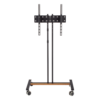 Soporte Móvil para Pantalla | Compatibilidad VESA 200x200 hasta  600x400 / Ruedas con Frenos / Ajuste de Altura y Ángulo / Soporte para TV de hasta 55 Pulgadas / Capacidad de Peso 35 kg