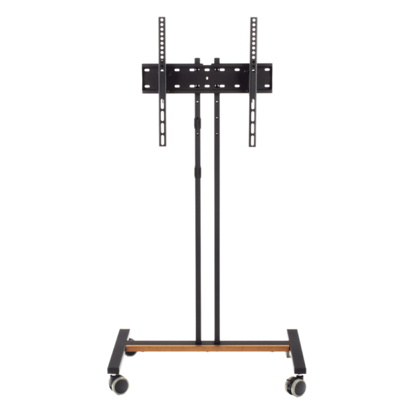 Soporte Móvil para Pantalla | Compatibilidad VESA 200x200 hasta  600x400 / Ruedas con Frenos / Ajuste de Altura y Ángulo / Soporte para TV de hasta 55 Pulgadas / Capacidad de Peso 35 kg