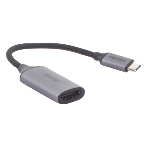 Cable Adaptador USB C a HDMI 4K@60Hz / Convertidor Thunderbolt 3 / Caja de Aluminio / HDMI V2.0 / 3D / Longitud del Cable 10 cm (3.94 Pulgadas)