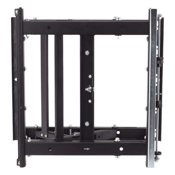 sec_5_1S1000-6.png Soporte Estructural Modular para Pantallas | Altura Ajustable de 200 mm a 1600 mm | Ancho 600 mm | Profundidad 134 mm a 300 mm | Diseño Metálico| Compatible con Diferentes Tamaños de Pantallas |Soporta Formato Horizontal y Vertical.