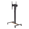 Soporte Móvil para Pantalla | Compatibilidad VESA 200x200 hasta  600x400 / Ruedas con Frenos / Ajuste de Altura y Ángulo / Soporte para TV de hasta 55 Pulgadas / Capacidad de Peso 35 kg