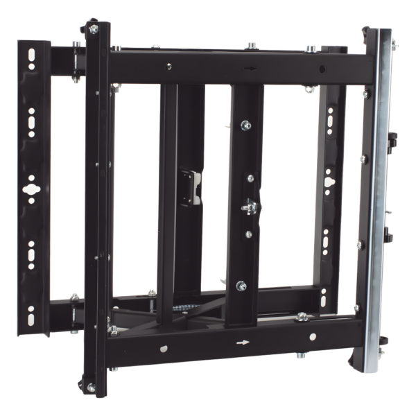 sec_5_2S1000-3.png Soporte Estructural Modular para Pantallas | Altura Ajustable de 200 mm a 1600 mm | Ancho 600 mm | Profundidad 134 mm a 300 mm | Diseño Metálico| Compatible con Diferentes Tamaños de Pantallas |Soporta Formato Horizontal y Vertical.