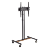 Soporte Móvil para Pantalla | Compatibilidad VESA 200x200 hasta  600x400 / Ruedas con Frenos / Ajuste de Altura y Ángulo / Soporte para TV de hasta 55 Pulgadas / Capacidad de Peso 35 kg
