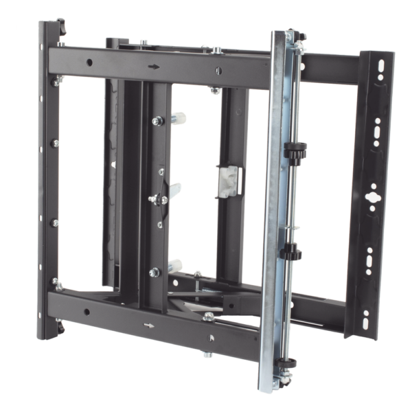 sec_5_3S1000-2.png Soporte Estructural Modular para Pantallas | Altura Ajustable de 200 mm a 1600 mm | Ancho 600 mm | Profundidad 134 mm a 300 mm | Diseño Metálico| Compatible con Diferentes Tamaños de Pantallas |Soporta Formato Horizontal y Vertical.