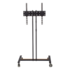 Soporte Móvil para Pantalla | Compatibilidad VESA 200x200 hasta  600x400 / Ruedas con Frenos / Ajuste de Altura y Ángulo / Soporte para TV de hasta 55 Pulgadas / Capacidad de Peso 35 kg
