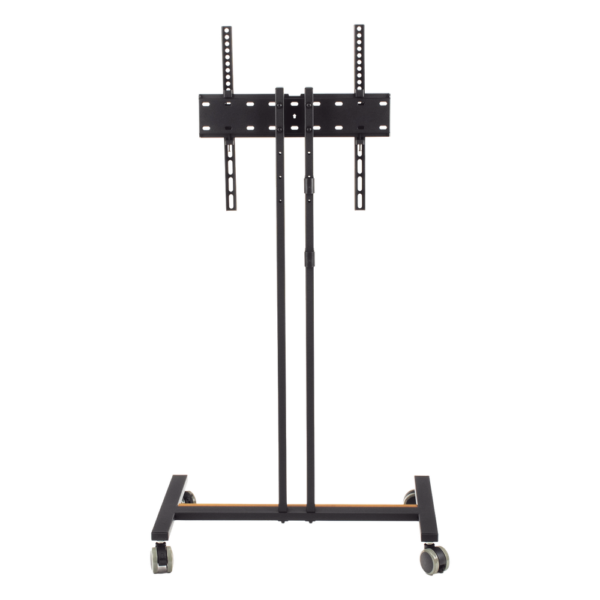 Soporte Móvil para Pantalla | Compatibilidad VESA 200x200 hasta  600x400 / Ruedas con Frenos / Ajuste de Altura y Ángulo / Soporte para TV de hasta 55 Pulgadas / Capacidad de Peso 35 kg
